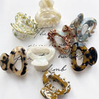 Sweet Mini Acetate Hair Clip for Women Girls Hair Claw Chic Barrettes Crab Hairpins