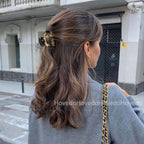 Sweet Mini Acetate Hair Clip for Women Girls Hair Claw Chic Barrettes Crab Hairpins
