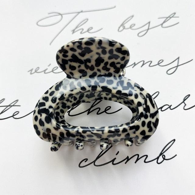 Sweet Mini Acetate Hair Clip for Women Girls Hair Claw Chic Barrettes Crab Hairpins