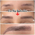 Trendy Waterproof  1 Piece Hair-liked Authentic Eyebrow Tattoo Sticker