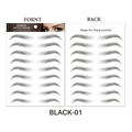 Trendy Waterproof  1 Piece Hair-liked Authentic Eyebrow Tattoo Sticker