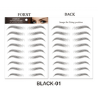 Trendy Waterproof  1 Piece Hair-liked Authentic Eyebrow Tattoo Sticker