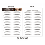 Trendy Waterproof  1 Piece Hair-liked Authentic Eyebrow Tattoo Sticker