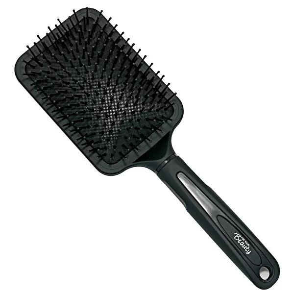 For Your Beauty Square Hair Brush: Gentle Scalp Massage & Detangling Brush for Long